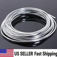 50ft U Shape Original Chrome Seal Car Door Edge Guard Molding Trim Protect Strip
