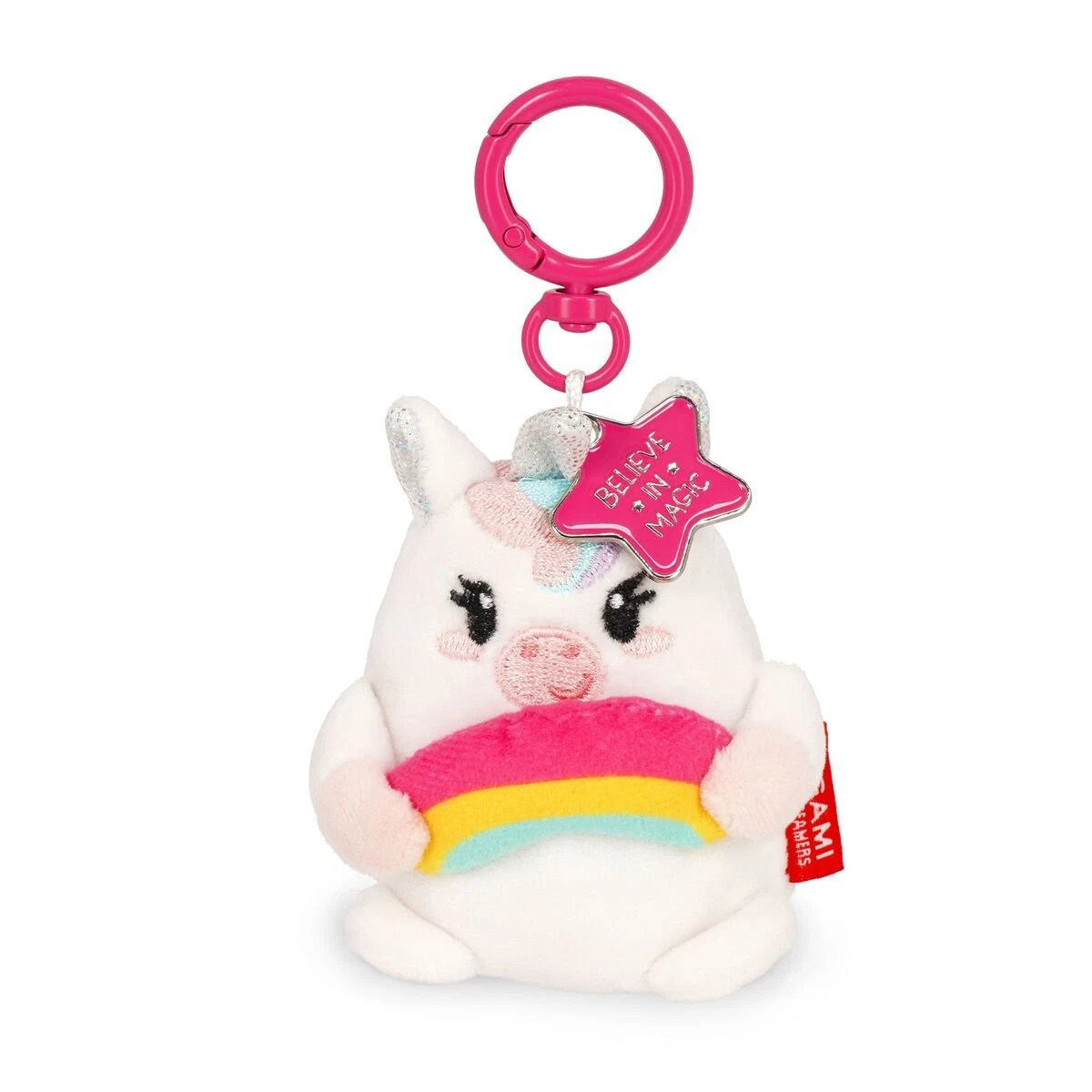 BRUBAKER unicorno di peluche alto 21 cm - rosa - peluche di