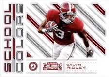 2018 Panini Contenders Draft Picks School Colors #10 Calvin Ridley - FB