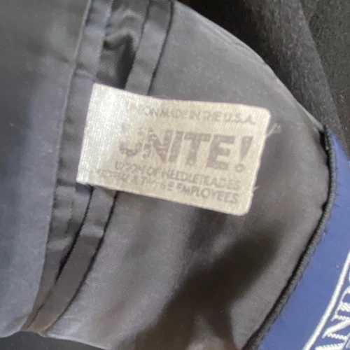 Lands End Mens 40 Regular Black 100% Lambswool Overcoat Made in USA image 5