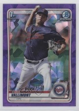 2020 Bowman Chrome Sapphire Edition Purple 6/20 Chris Vallimont #BCP-78 0c2
