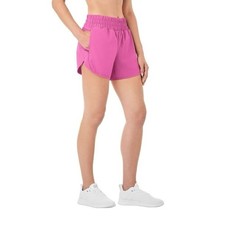 NWT Member  s Mark Women  s Athletic Active Woven Shorts in Pink Size Small