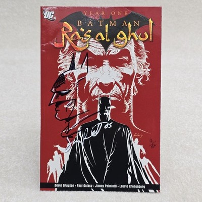 BATMAN RA'S AL GHUL DYNAMIC FORCES SIGNED PALMIOTTI REMARKED SKETCH DC COA #9/12