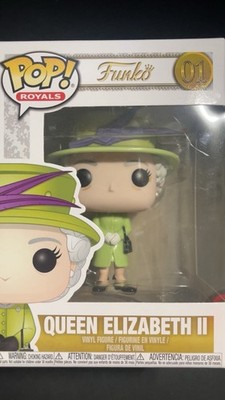 Funko Pop! Royals: Queen Elizabeth II *Green Dress* #01 Royal Wedding Vinyl