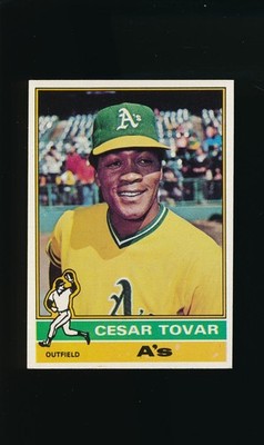 1976 Topps #246 Cesar Tovar * Outfield * Oakland Athletics * EX-MT *