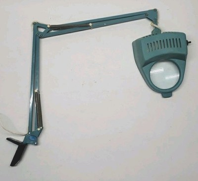 Vtg UL Underwriters Laboratories Medical Portable Magnifying Lamp Articulating