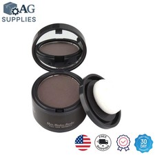 Instant Grey Hair Coverage: Portable Dark Brown Hair Root Touch-Up Powder 0.14oz