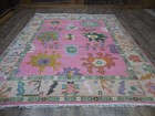 Turkish Oushak Rug, Modern Multicolored Handmade Bohemian Rug 8x10 Ft — photo 3