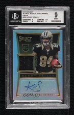 2013 Select Silver Prizm Rookie Jersey 48/99 Kenny Stills BGS 9 MINT Auto 06yt