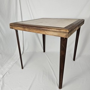 Vintage Folding Game Table | eBay
