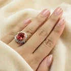 Precious Pink Padparadscha Sapphire 5.10Ct 925 Sterling Silver Handmade Rings