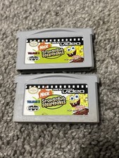 Nintendo Game Boy Advance SpongeBob SquarePants Vol. 1 and Vol 2 Games Only VG