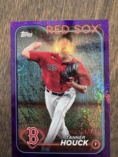 Tanner Houck 2024 Topps #377 Purple Foil Parallel #078 115/799 Boston Red Sox