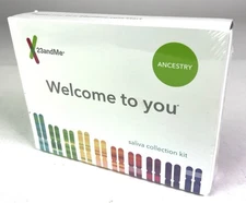 23 And Me Ancestry Saliva Collection Kit Date 10-6-2019 Sealed