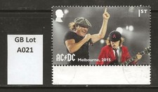 GB stamp Lot A021 - 2025 AC/DC Melbourne 2015 1st - genuine used