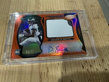 2021 Panini Certified - Freshman Fabric  Devonta Smith  Orange /75 (AU, MEM, RC)