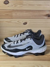 Nike Alpha Huarache Elite 4 MCS Baseball Cleat Smoke Grey FD6221-002 Men's 8