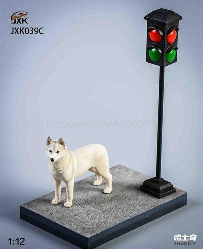 JXK Dog Scene Husky Cane Corso Rottweiler Bulldog Animal Decor Model 1:12 Scale - Picture 15 of 27