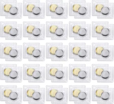 25 Pairs Hidden Magnetic Snap PVC Hidden Sew on Snaps Purse Closure for Faste...