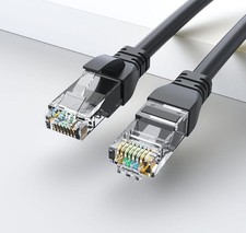 CAT6 Ethernet Patch Cable RJ45 LAN Network Cord Black 7ft 10ft