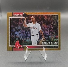 2026 Topps Series 1 Brayan Bello Gold Sandglitter /50 #177