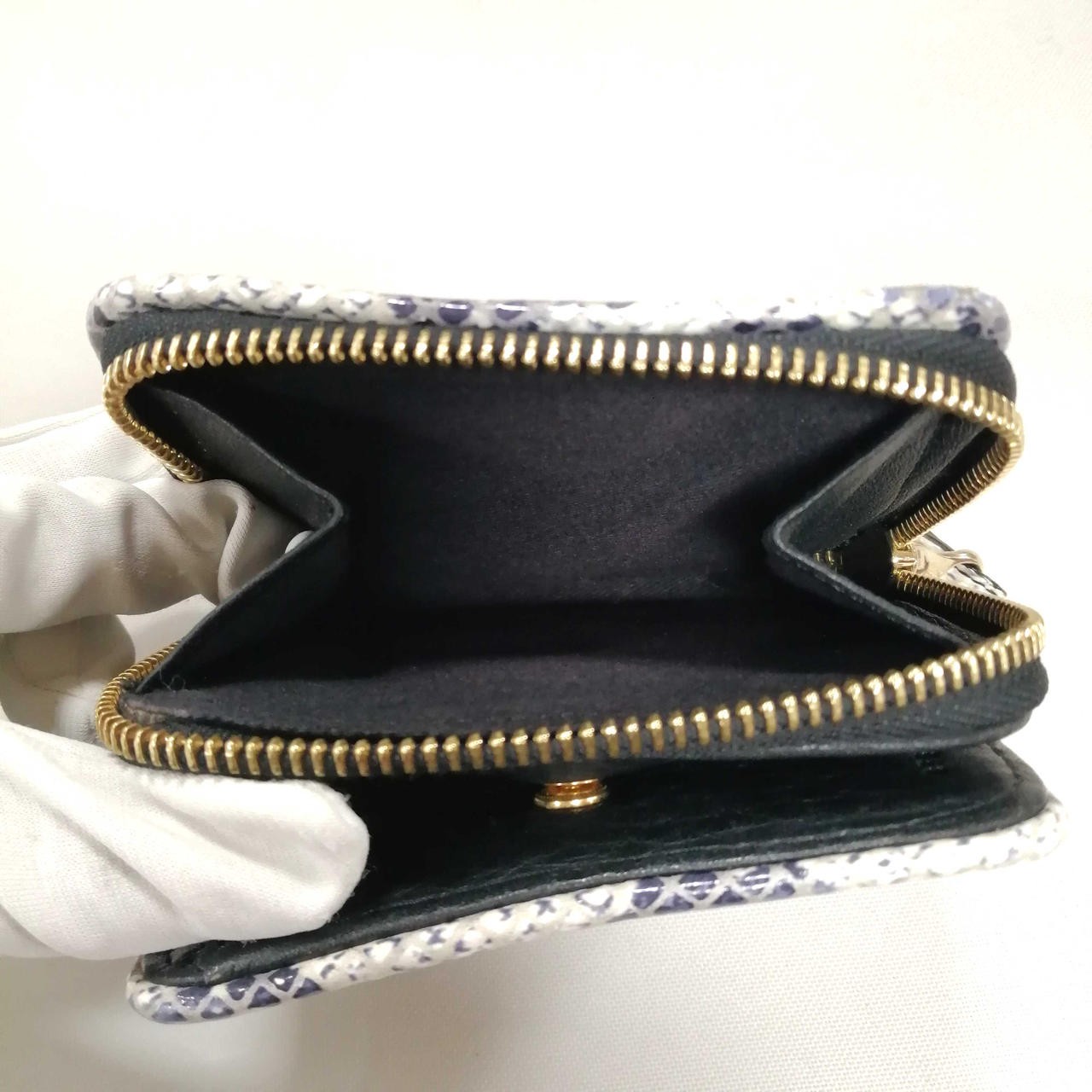 Bi Fold Wallet Model Black Python Pattern SEE BY … - image 7