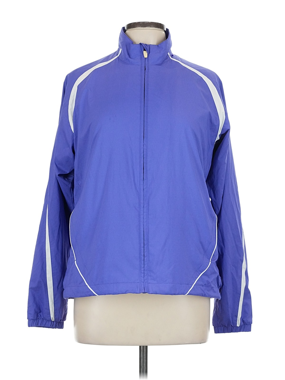 Under Armour Women Blue Track Jacket L