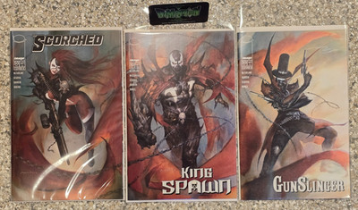 KING SPAWN SCORCHED GUNSLINGER #50 PUPPETEER LEE SET MCFARLANE IMAGE (2025-2026)