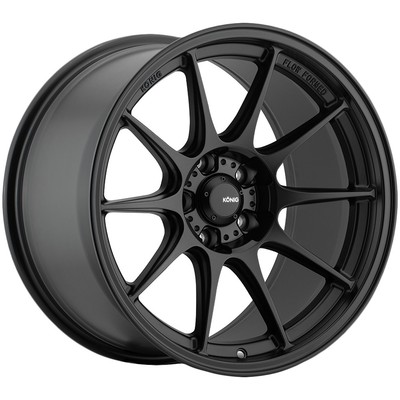Konig Dekagram 19x9.5 5x4.5'' +25mm Matte Black Wheel Rim 19'' Inch