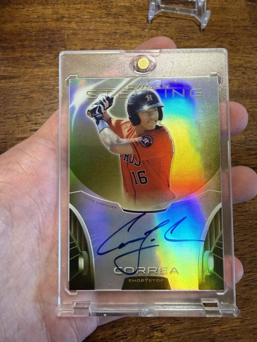 Bowman Carlos Correa Baseball 2013 Season Sports Trading Cards