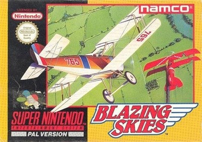 Blazing Skies - Nintendo Super NES SNES Action Shooting Videospiel OVP