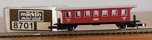 Märklin Mini Club Spur Z 8701 Personenwagen 1. und 2. Kl. Boll/Göppingen OVP | Zustand: Neu