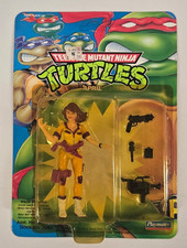 1992 Playmates TMNT April O'Neil Action Figure Series 5 Carded Stock 5283 MOC