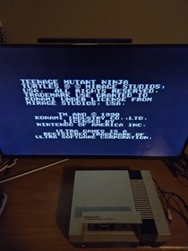 Vintage Teenage Mutant Ninja Turtles II: The Arcade Authentic Game NES - Tested