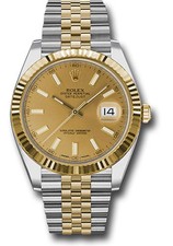 Rolex Datejust 41 Champagne Index Dial on Jubilee 126333 Complete 2018