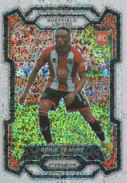 2023-24 Panini Prizm Premier League Prizms White Sparkle #282 Benie Traore [RC]