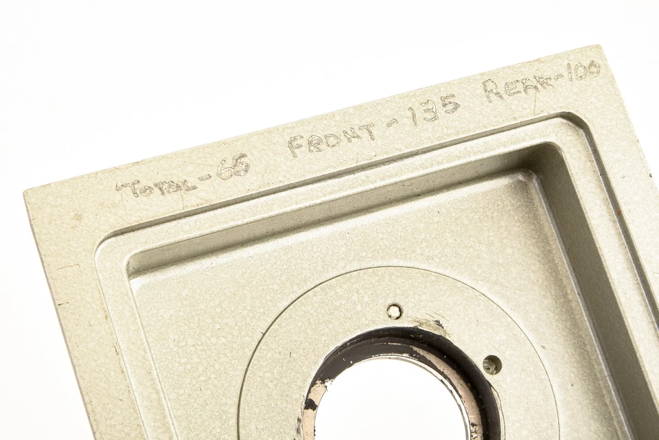 Graflex Graphic View 24mm Recessed Lens Board with 26mm Hole Vintage V25 - Image 3 of 4