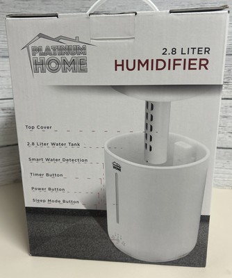 Brand New Platinum Home 2.8 Liter Humidifier 