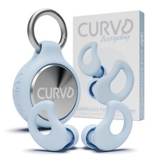 CURVD Everyday Earplugs Case Clip Bundle, Perfect Ear Plugs for Sleep, Trav...