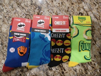 Funyuns, Cheez It, Pringles Crew Sock Bundle Of 4 Pairs .