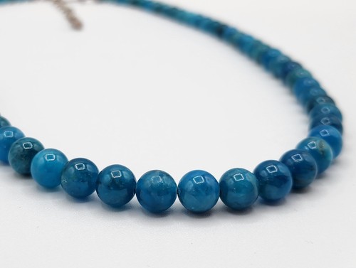 Jay King 925 Blue Apatite Natural Stone Necklace 18" Sterling Silver - Picture 10 of 10