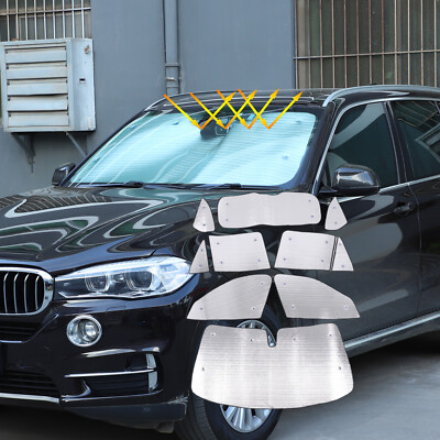 Full Window Sunshade UV Block Visor Cover For BMW X5 2014-2018