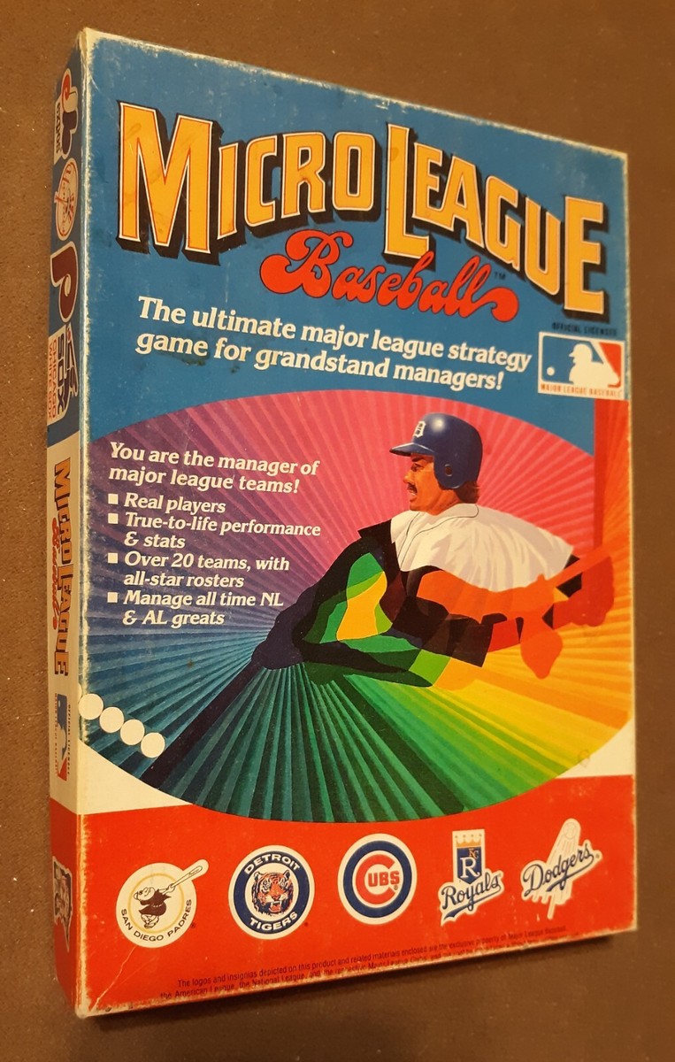 Micro League Baseball by Micro League Sports for Apple II+,IIe,IIc
