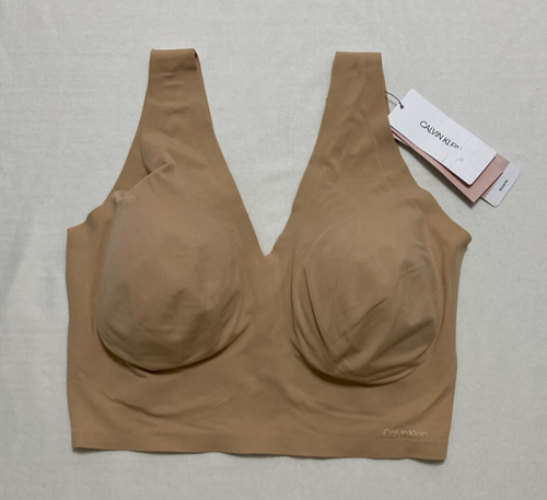 Sujetador Bralette Calvin Klein Invisibles Ligeramente Forrado Cuello en V Desnudo M - Imagen 2 de 4