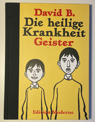 David B.   Die heilige Krankheit: Geister   Edition Moderne   Hardcover *** wNeu