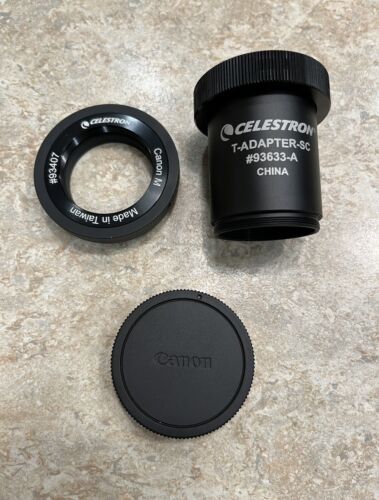Adaptateur Celestron T pour appareils photo Canon EOS M - Photo 1 sur 6