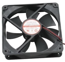 Evercool 120mm x 120mm x 25mm High Speed DC Fan 4 PIN 2000rpm EC12025M12C NEW