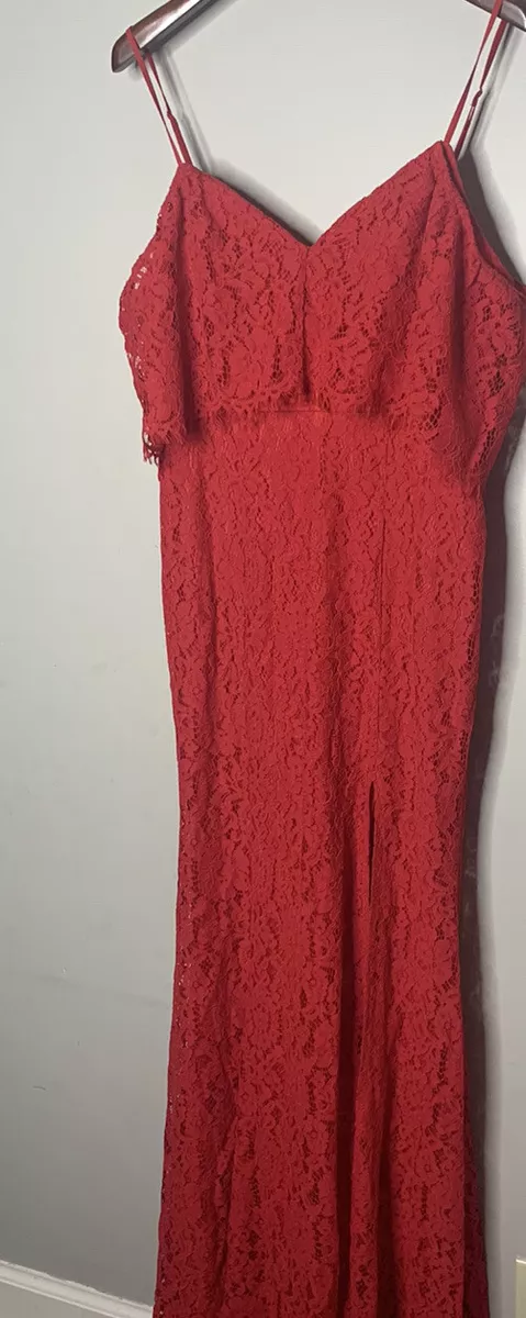 Lulus red formal dress discount