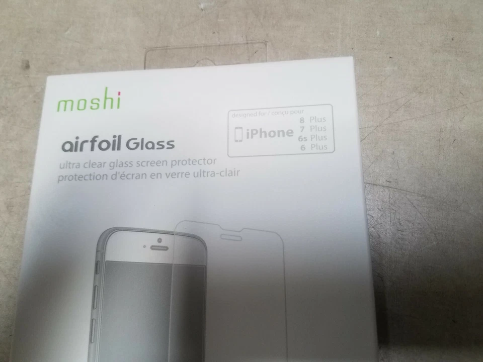 MOSHI Airfoil Glass para iPhone 8/7/6 6s Plus - Funda Electrónica Transparente Foto 2 de 4