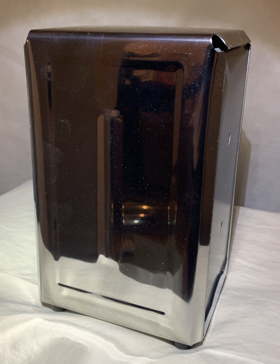 Napkin Dispensers Four (4) Stainless Steel Tall Fold RESTAURANT FOOD TRUCK